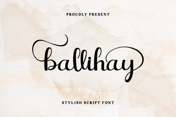 Ballihay: A Delicate Handwritten Font for Modern Design
