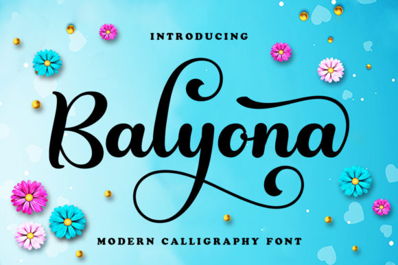 Balyona: A Handwritten Font with a Luxurious Touch