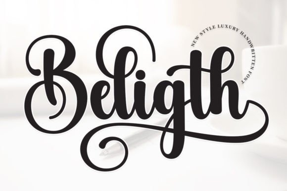 Beligth: A Happy Handwritten Font for Modern Design
