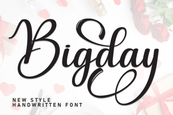 Bigday: A Handwritten Font with Timeless Elegance