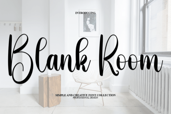 Blank Room Font: A Delicate Handwritten Style for Creative Expression