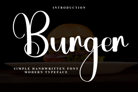 Burger Font: A Versatile Handwritten Choice for Designers