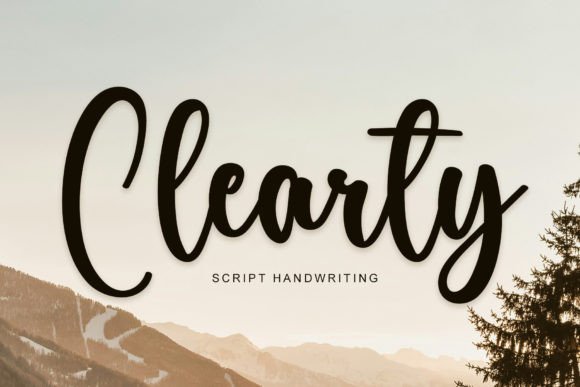 Clearty Font: A Delicate Handwritten Style for Creative Projects