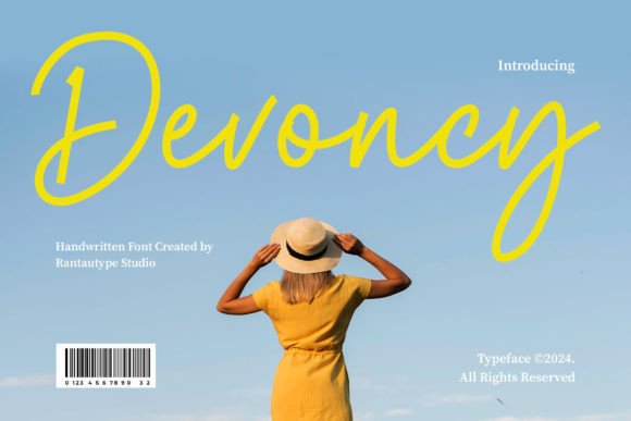 Devoncy: A Handwritten Font with a Unique Stiff and Strong Tip