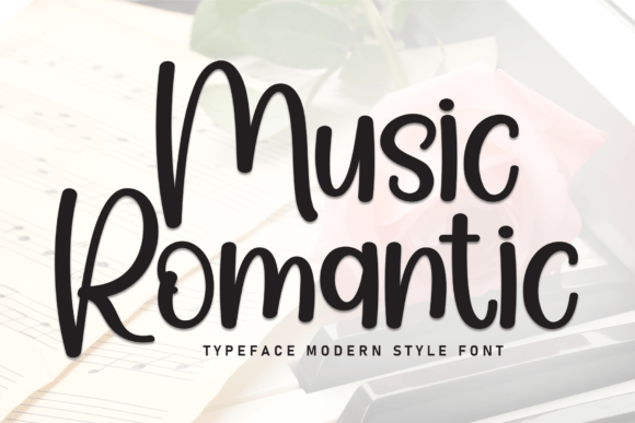 Exploring the Aesthetic of Romantic Music: A Handwritten Font with Heart
