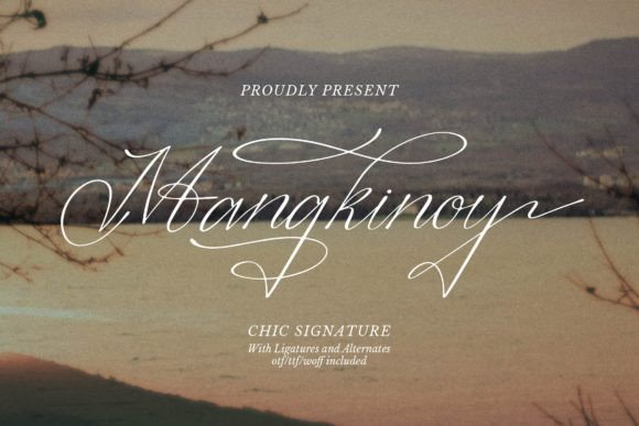 Mangkinoy: A Versatile Script Font for Creative Design