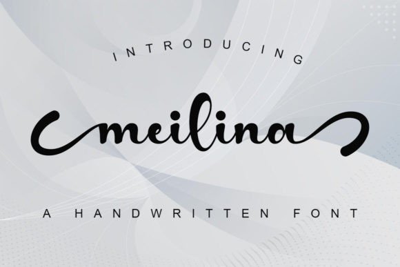 Meilina: A Handwritten Font with Versatile Design Potential