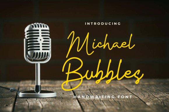 Michael Bubbles: A Delightful Handwritten Font for Creative Expression