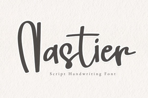Nastier: A Handwritten Font for Warm and Characterful Design