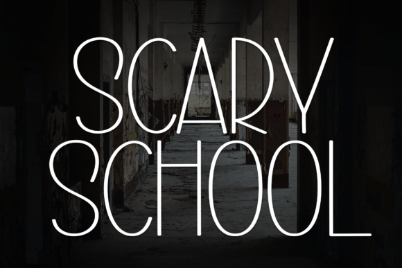 Scary School: A Font That Adds Spooky Flair