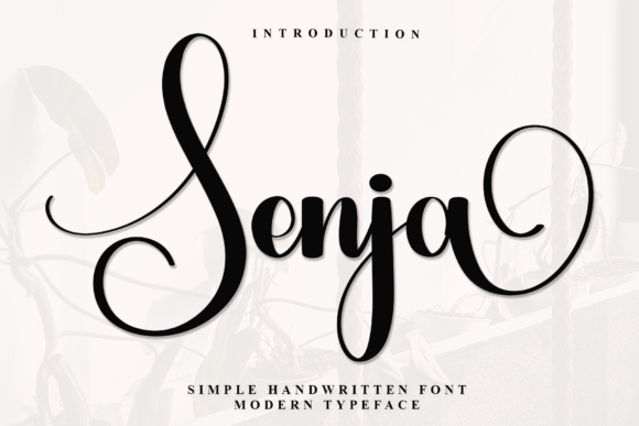 Senja: A Handwritten Font That Brings Freshness and Elegance to Design