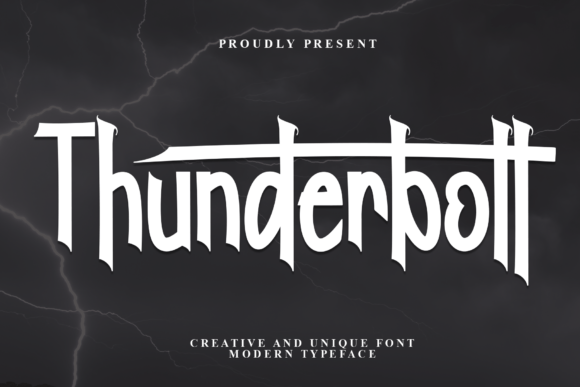 Thunderbolt: A Handwritten Font with Contemporary Elegance