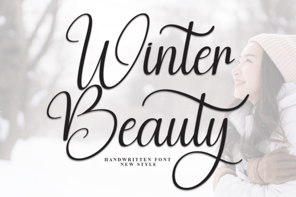 Winter Beauty: A Handwritten Font for Winter Projects